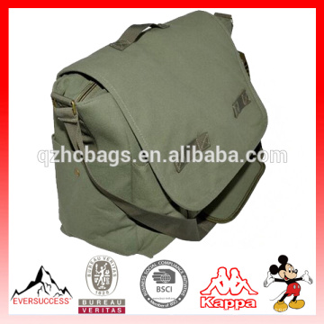 Military Green Canvas Shoulder Bag Messenger Bag for Men